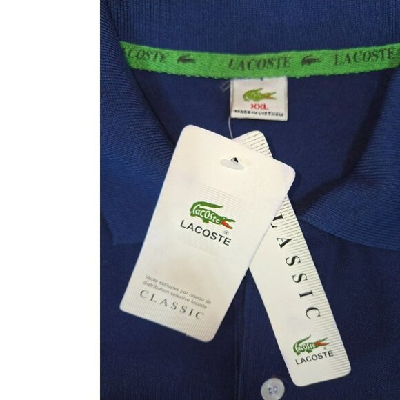Lacoste Kids Navy Blue Classic Fit Polo Shirt XXL NEW NWT - Picture 5 of 8